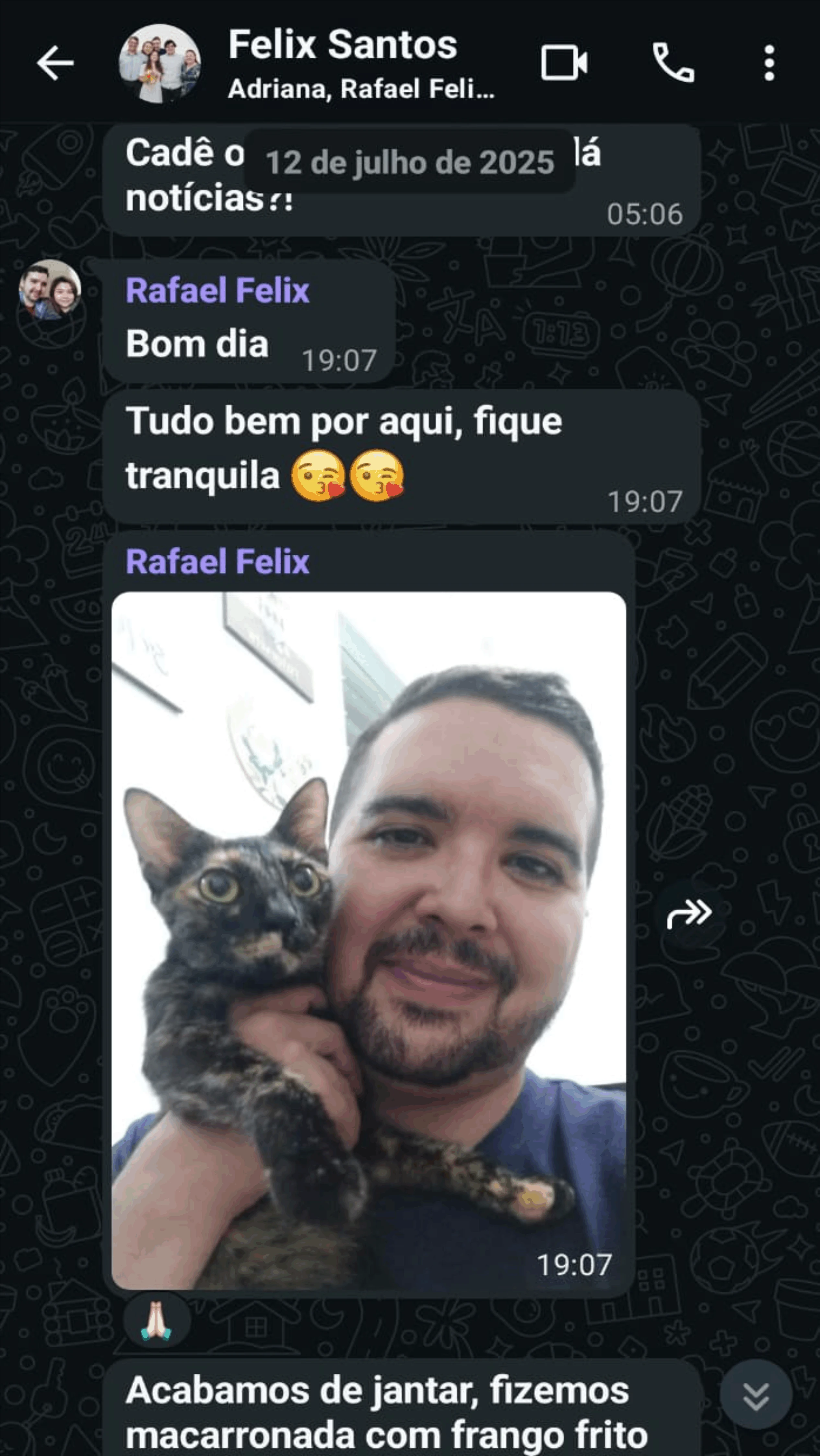 Conversa de WhatsApp